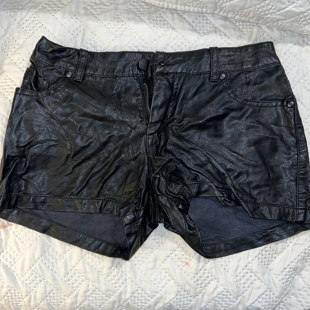 Faux leather Shorts